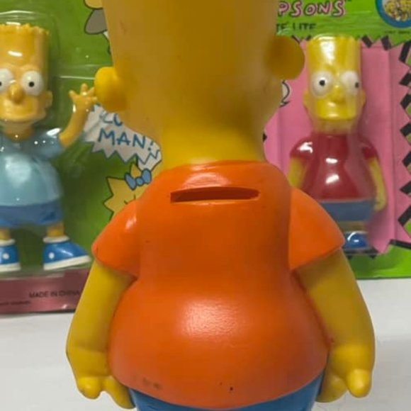 NEW The Simpsons Bart Simpson Jesco 1990 Bendable Figure Factory Sealed... - Picture 9 of 9